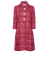 Christian Dior Tweed Princess Coat, front view