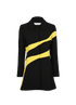 Christian Dior Midi Coat, £395, Clothing, Black/Yellow, Wool, Front view