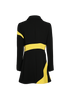 Christian Dior Midi Coat, £395, Clothing, Black/Yellow, Wool, Back view