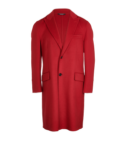 Dolce & Gabbana Tailoring Coat, Cashmere, Red, UK 16, 3*