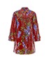 Dolce & Gabbana Wisteria Printed Raincoat, front view