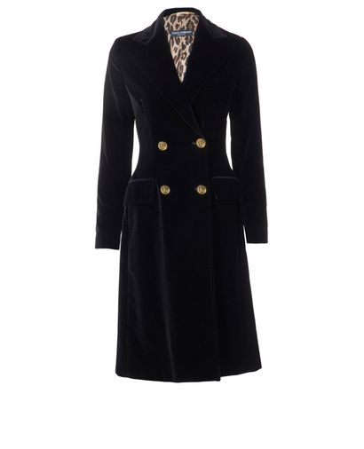 Dolce & Gabbana Vintage Velvet Coat, front view