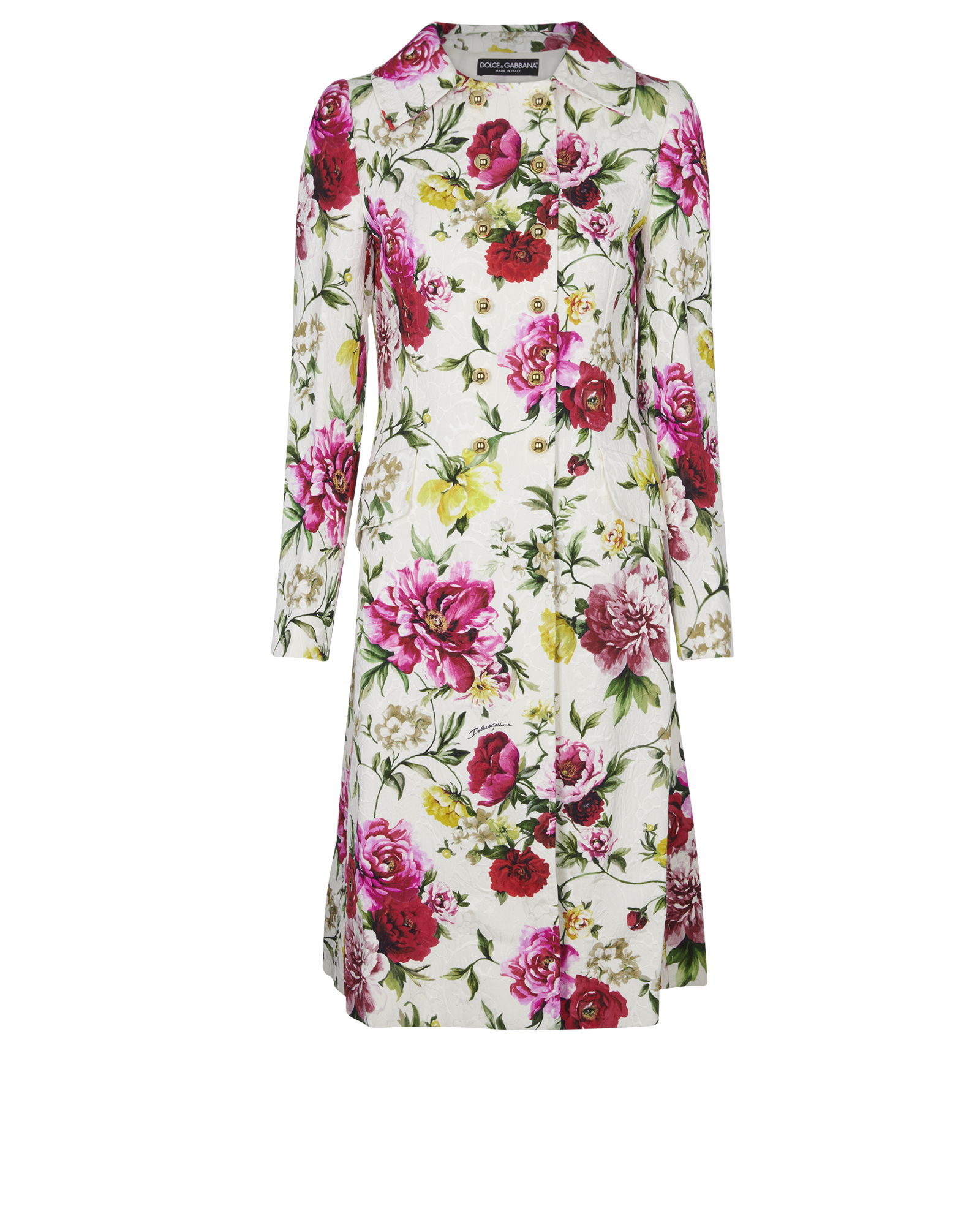 Dolce Gabbana Floral Trench Dress Coat, Coats - Designer Exchange | Buy  Sell Exchange