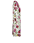 Dolce Gabbana Floral Trench Dress Coat, side view