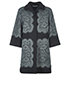 Dolce and Gabbana Lace Applique Coat, front view