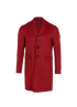 D Squared Single-Breasted Coat, &pound;210, Clothing, Red, Wool, Front view