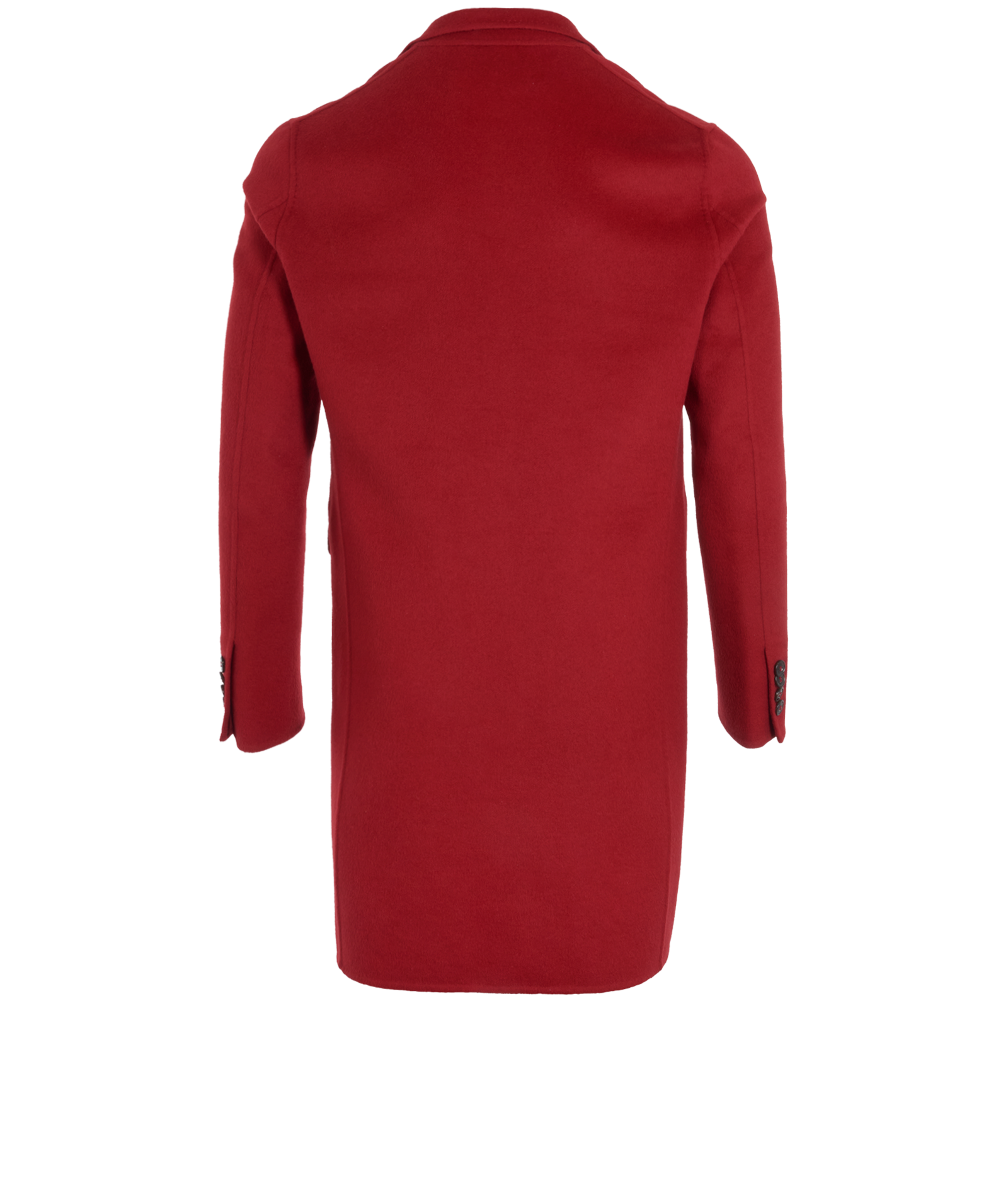 D Squared Single-Breasted Coat, &pound;210, Clothing, Red, Wool, Back view