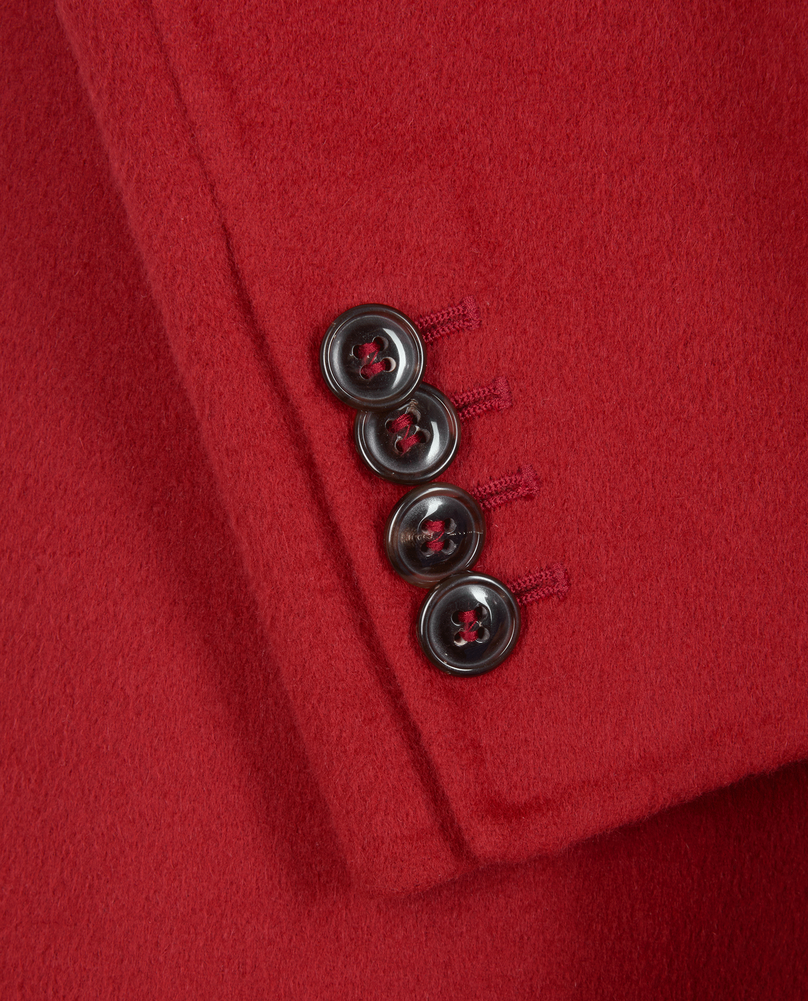 D Squared Single-Breasted Coat, &pound;210, Clothing, Red, Wool, Other view