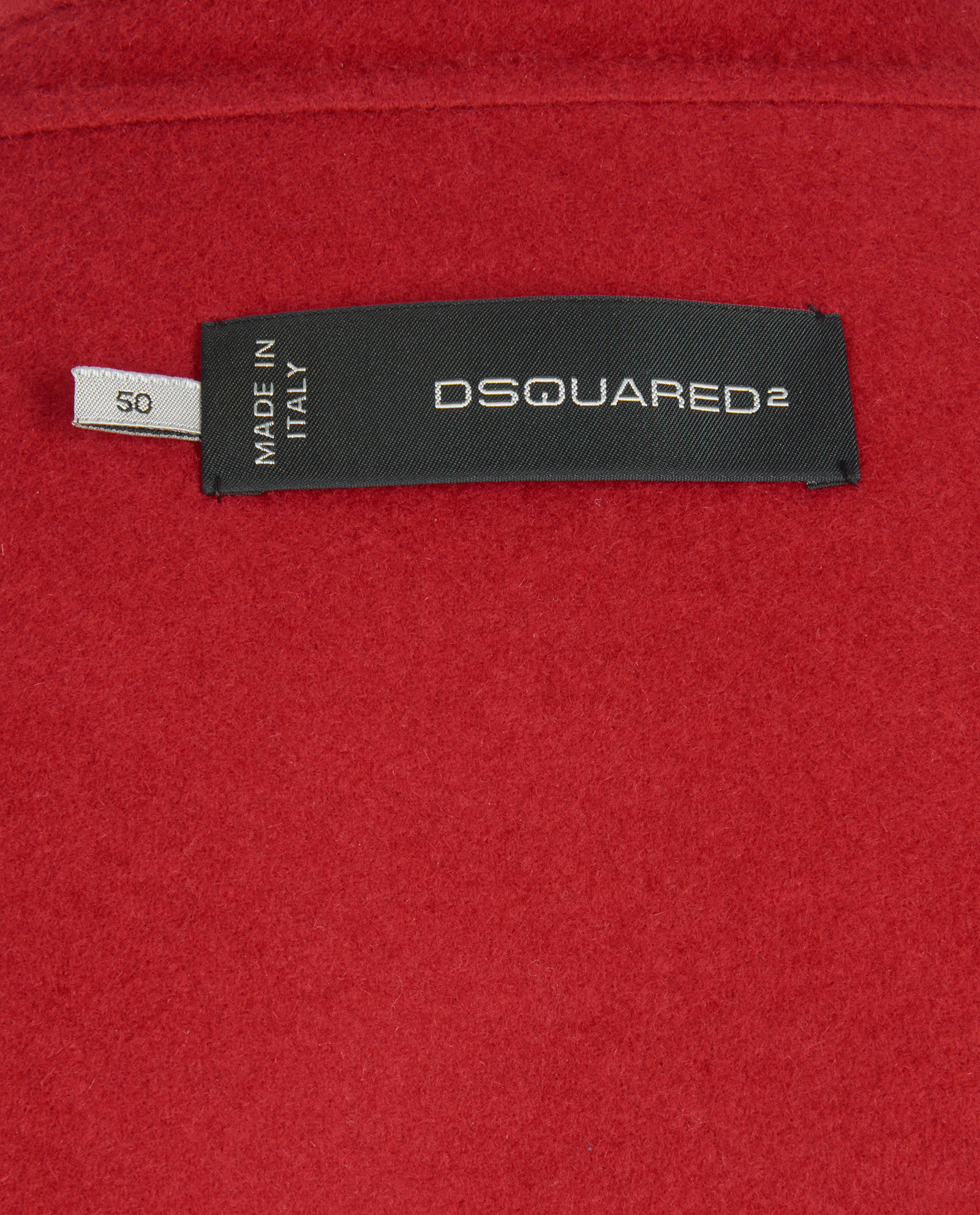 D Squared Single-Breasted Coat, &pound;210, Clothing, Red, Wool, Other view