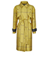 Fendi Jacquard Houndstooth Trench Coat, front view