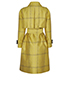 Fendi Jacquard Houndstooth Trench Coat, back view
