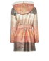 Fendi Hooded Sheepskin Coat, back view