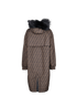 Fendi Long FF Parka, back view