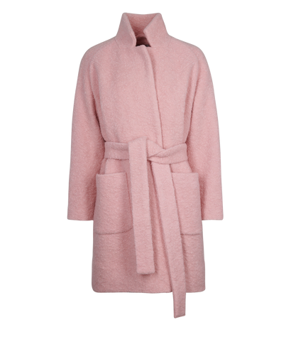 Ganni Boucle Coat, front view