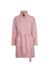 Ganni Boucle Coat, front view