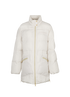 Ganni Tech Short Puffer Coat, front view