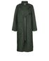 Ganni Recycled Ripstop Quilted High Neck Long Coat, front view