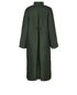 Ganni Recycled Ripstop Quilted High Neck Long Coat, back view