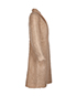 Giorgio Armani Longline Textured Coat, side view