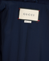 Gucci Ribbon-Detailed Coat, &pound;550, Clothing, Blue, Wool, Other view