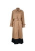Gucci Pleated Hem Trench Coat, front view