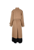 Gucci Pleated Hem Trench Coat, back view