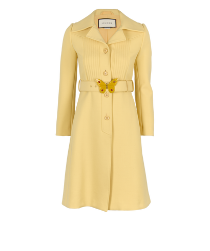 Gucci Butterfly Belted Coat, front view