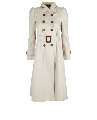 Gucci Vintage Trench Coat, front view