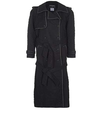 Chanel 2004 Quilted Chain Trench Coat, &pound;700, Front view