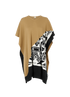 Hermes Knitted Poncho, front view