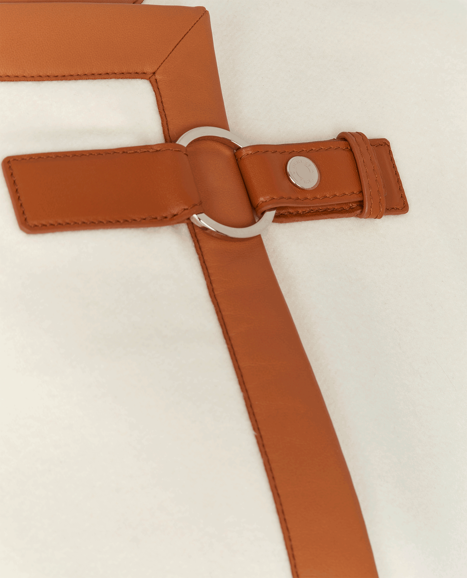 Hermes Long Belted Coat, &pound;2,800, Clothing, Cream, Cashmere, Other view