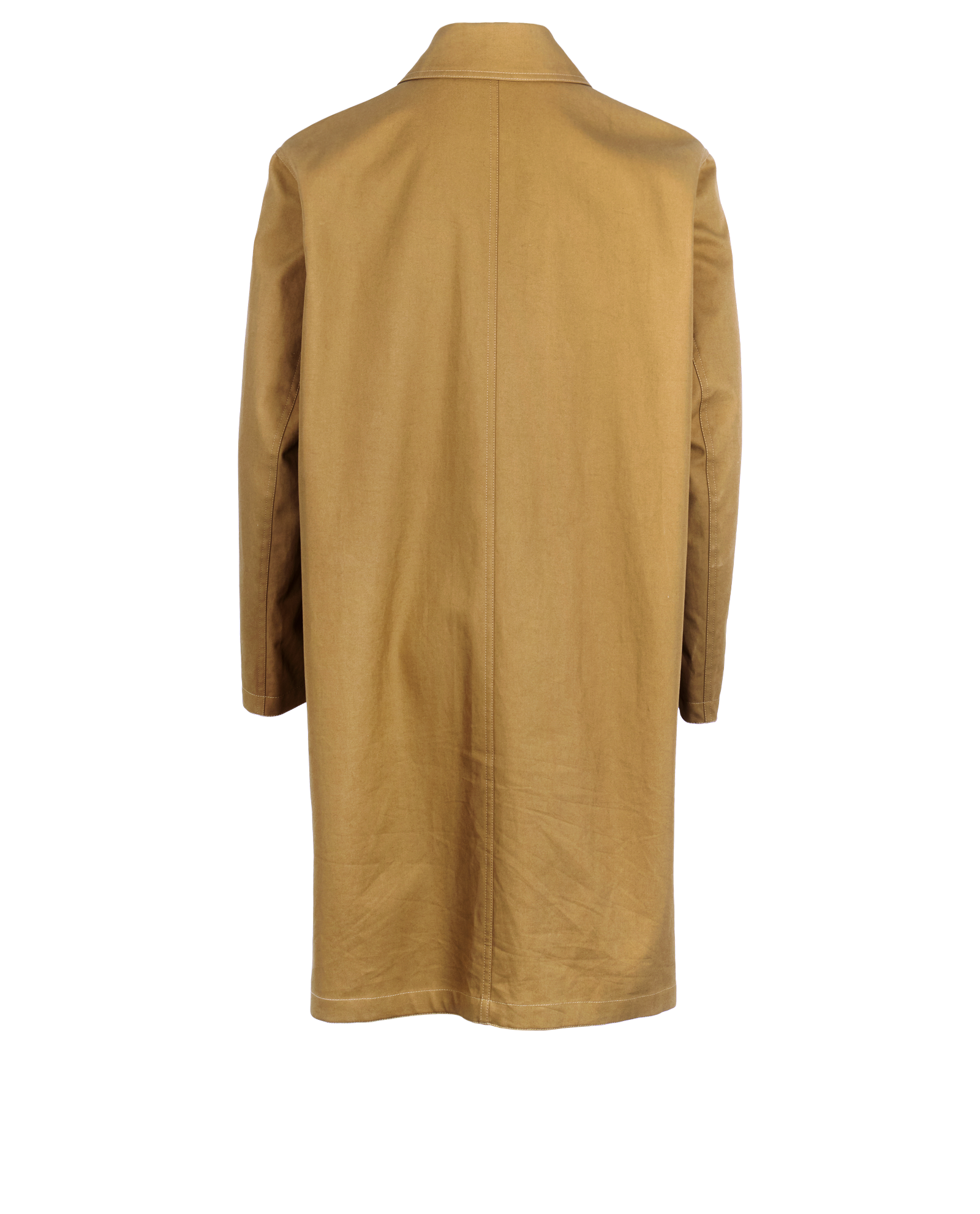 Hermes Long Trench, &pound;795, Clothing, Brown, Cotton, Back view