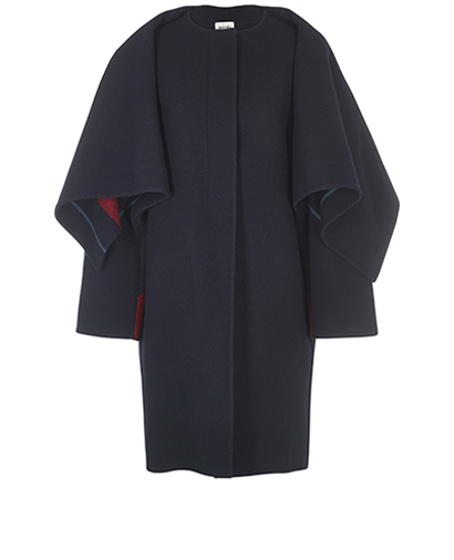 Hermes Cashmere Cape Coat, front view