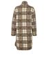 Isabel Marant Etoile Gabriel Check Coat, back view