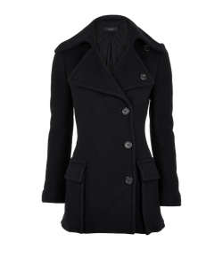 Joseph Coat, Wool, Black, UK 8, 2*