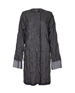 Lanvin Deconstructed Floaty Coat, Silk, Grey, Summer 2010, UK 10