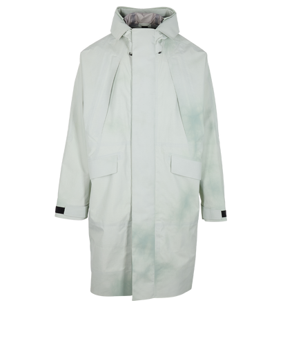 Loewe x On Technical Parka, &pound;560, Clothing, Green, Polyester (Polymer), Front view