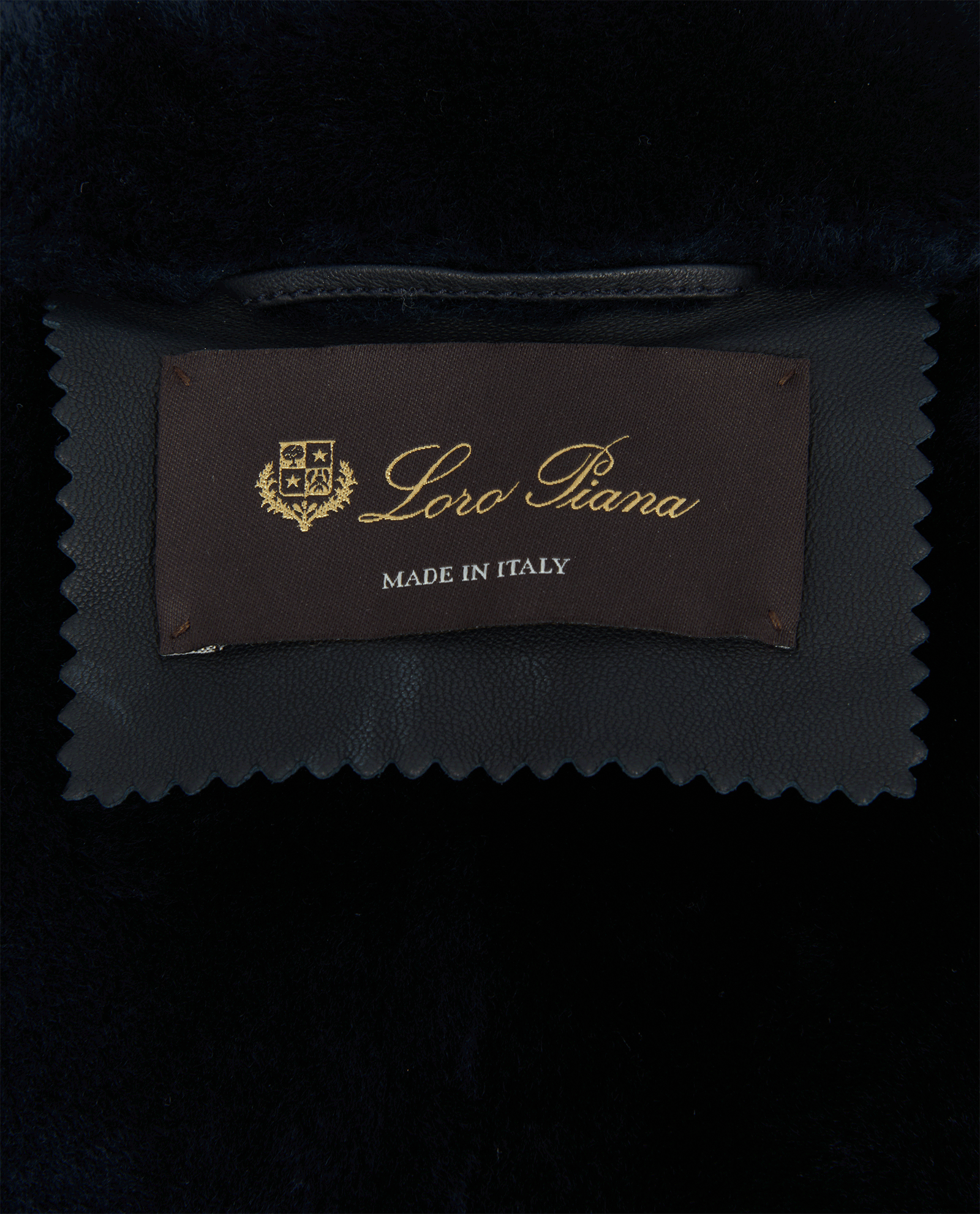 Loro Piana Trimmed Coat, &pound;1,100, Clothing, Navy, Shearling, Other view