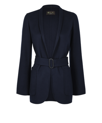 Loro Piana Belted Short Coat, front view