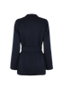 Loro Piana Belted Short Coat, back view