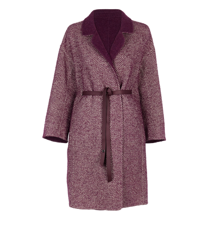 Loro Piana Reversible Belted Coat, front view