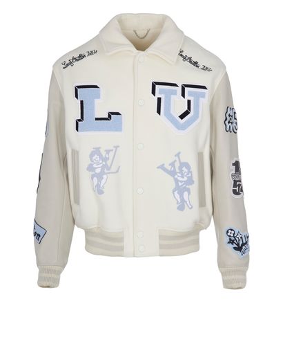 Louis vuitton Patched Bunny Varsity Jacket, front view