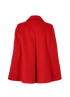 Louis Vuitton Cape Coat, &pound;350, Clothing, Red, Wool, Back view