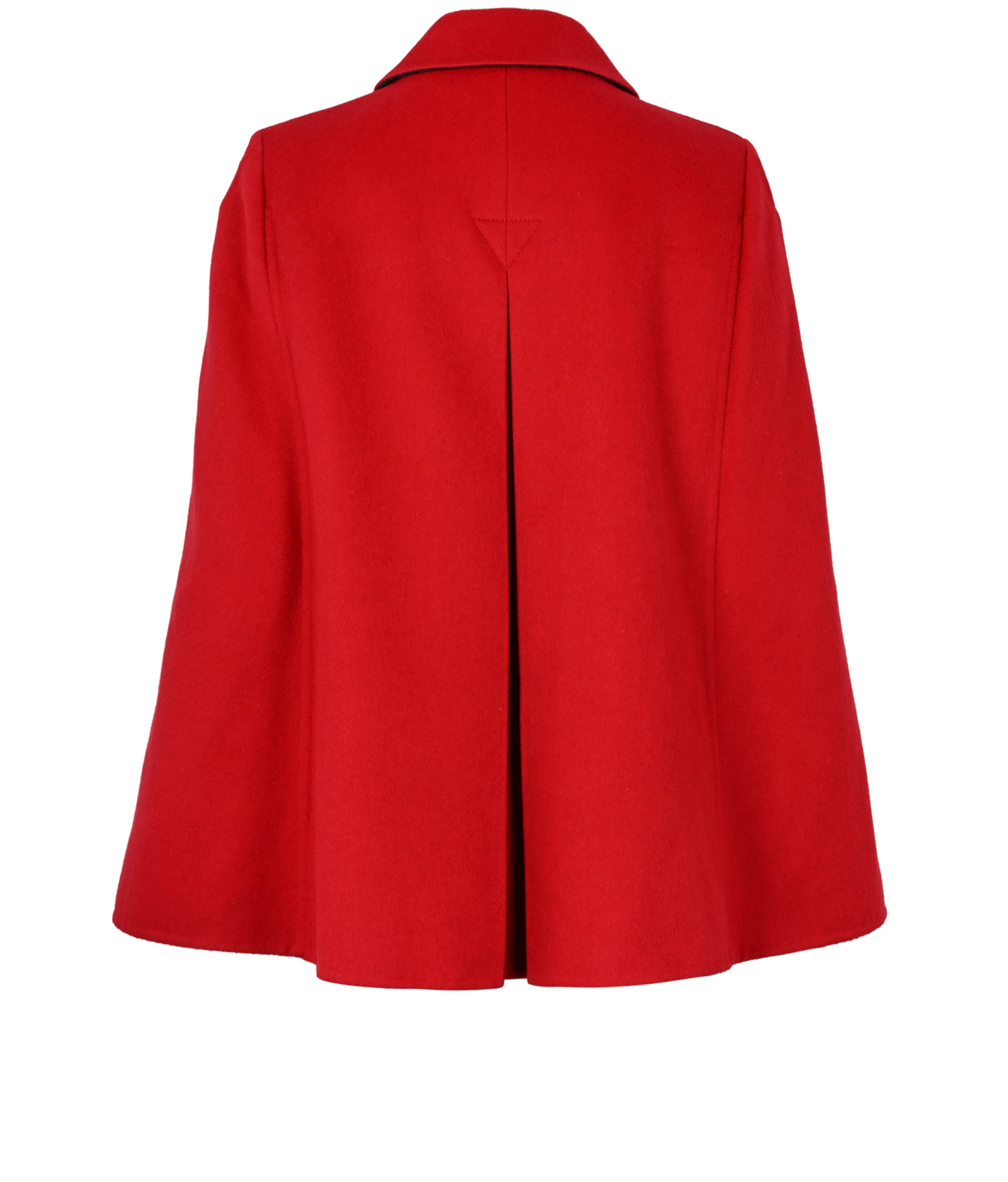 Louis Vuitton Cape Coat, &pound;350, Clothing, Red, Wool, Back view