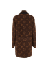 Louis Vuitton Monogram Coat, &pound;1,400, Clothing, Brown, Wool, Back view
