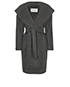 Max Mara Belted Hooded Coat, front view