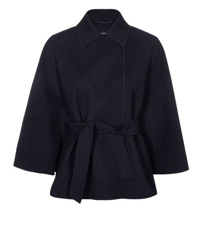 MaxMara Belted Cape Coat, front view