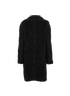 Max Mara Teddy Coat Sparkly, &pound;695, Clothing, Black, Silk, Back view