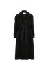 Max Mara Belted Coat, £450, Clothing, Black, Alpaca Wool/Wool, Front view