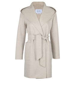 Max Mara Coat, Cashmere, Beige, UK6, 3*
